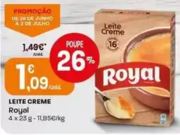 Intermarché Royal - leite creme promoção