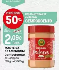 Intermarché Cem porcento - manteiga de amendoim promoção