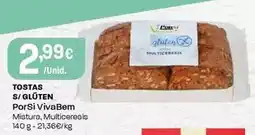 Intermarché Porsi - vivabem tostas s/ gluten promoção