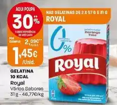Intermarché Royal - gelatina 10 kcal promoção