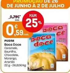 Intermarché Boca doce - pudim promoção