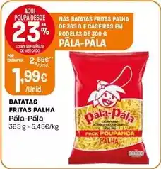 Intermarché Pála pála - batatas fritas palha promoção