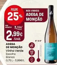 Intermarché Adega de monção - vinho verde promoção