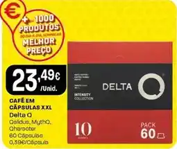 Intermarché Delta q - cafe em capsulas xxl promoção
