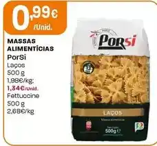 Intermarché Porsi - massas alimenticias promoção