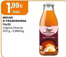 Intermarché Porsi - molho p/ francesinha promoção