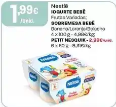Intermarché Nestlé - iogurte bebe promoção