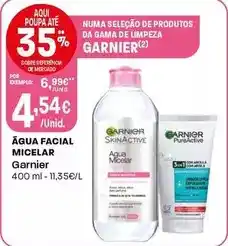 Intermarché Garnier - agua facial micelar promoção