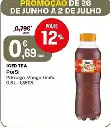 Intermarché Porsi - iced tea promoção