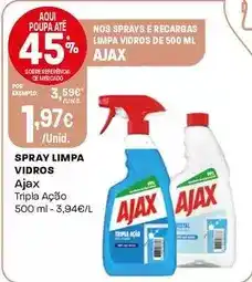 Intermarché Ajax - spray limpa vidros promoção