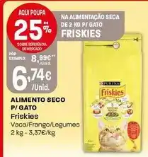 Intermarché Friskies - alimento seco p/ gato promoção