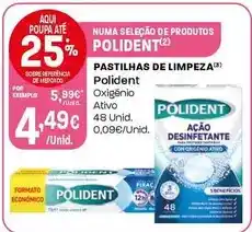 Intermarché Polident - pastilhas de limpeza promoção