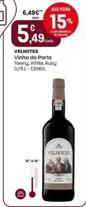 Intermarché Velhotes - vinho do porto promoção
