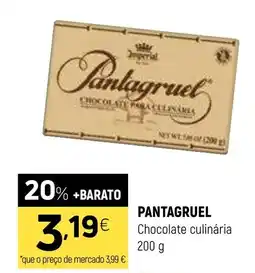 PANTAGRUEL Chocolate culinária