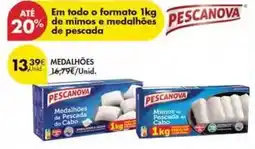 Pingo Doce Pescanova - em todo o formato de mimos e medalhées de pescada promoção