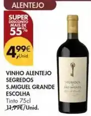 Pingo Doce Alentejo - vinho segredos s.miguel grande escolha promoção