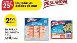 Pingo Doce Pescanova - em forma de lagosta promoção