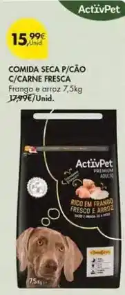 Pingo Doce Activpet - comida seca p/ cao c/carne fresca promoção