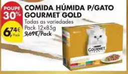 Pingo Doce Purina - comida humida p/gato gourmet gold promoção