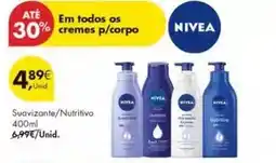 Pingo Doce Nivea - suavizante/nutrifivo promoção