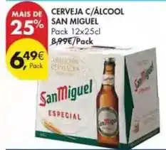 Pingo Doce San miguel - cerveja c/alcool promoção