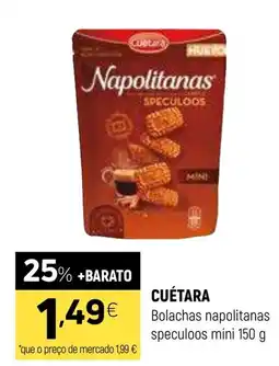 Coviran CUÉTARA Bolachas napolitanas speculoos mini promoção