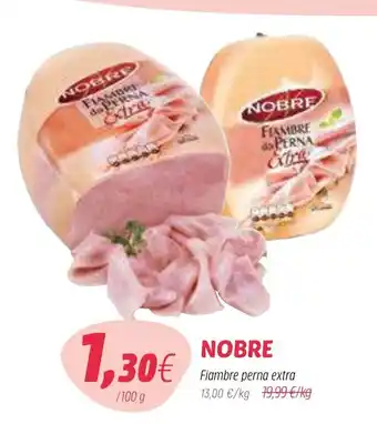 Coviran NOBRE Fiambre perna extra promoção