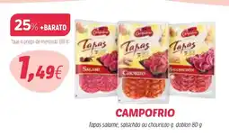 CAMPOFRIO Tapas salame, salsichão ou chouricao g. doblon