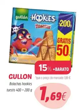 Coviran GULLON Bolachas hookies tuestis promoção