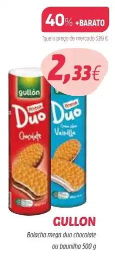 GULLON Bolacha mega duo chocolate ou baunilha