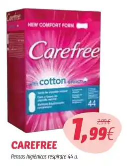 CAREFREE Pensos higiénicos respirare