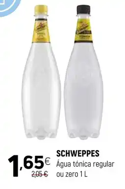Coviran SCHWEPPES Água tónica regular ou zero promoção