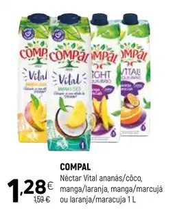 Coviran COMPAL Néctar Vital ananás/côco, promoção