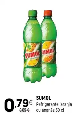 Coviran SUMOL Refrigerante laranja ou ananás promoção