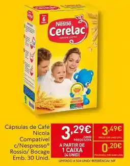 Recheio Nestle - capsulas de cafe promoção