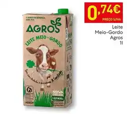 Recheio Agros - leite meio-gordo promoção