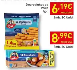 Recheio Iglo - douradinhos de peixe promoção