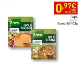 Recheio Knorr - sopa gama 50-105g promoção