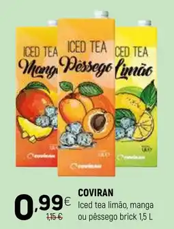 COVIRAN Iced tea limão, manga ou pêssego brick
