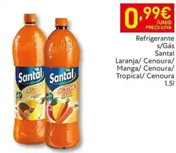 Recheio Santal - refrigerante s/gas promoção