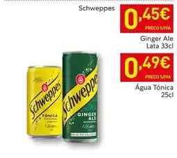 Recheio Schweppes - ginder promoção