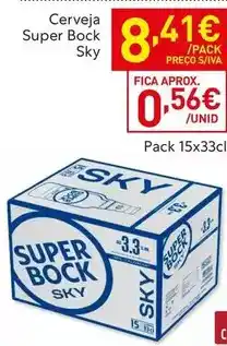 Recheio Super bock - cerveja promoção