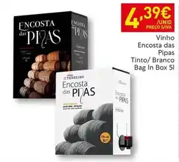 Recheio Adega - vinho encosta das tipas tinto promoção