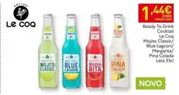 Recheio Le coq - ready to drink cocktail promoção