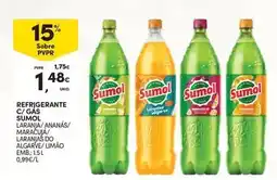 Continente Sumol - refrigerante c/ gas promoção