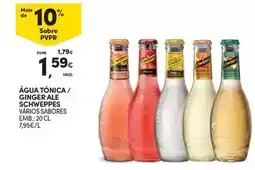 Continente Schweppes - agua tônica/ ginger ale promoção
