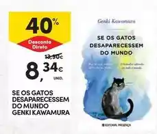 Continente Se os gatos desapareccessem do mundo promoção