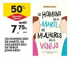 Continente As - os homens sao de marte, mulheres sao de venus promoção