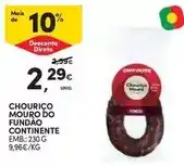 Continente Continente - chouriço mouro do fundao promoção