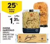 Continente Garofalo - massa garofalo promoção